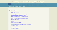 Desktop Screenshot of advancetech-india.com